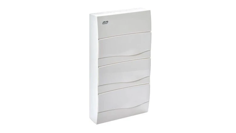 IP40 Rozdzielnica modułowa 3x12 COMBI natynkowa (drzwi białe) PE+N