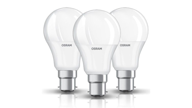 3PAK Żarówka LED B22d A60 8,5W = 60W 806lm 2700K Ciepła 360 OSRAM