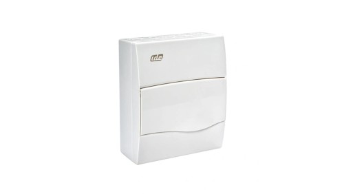 IP40 Rozdzielnica modułowa 1x8 COMBI natynkowa (drzwi białe) PE+N