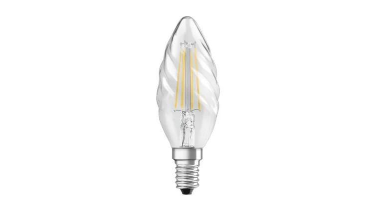 Żarówka LED E14 BW35 3,4W = 40W 470lm 4000K Neutralna 300 CRI90 Filament OSRAM SUPERSTAR+ Ściemnialna