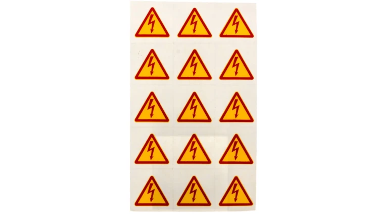 Znaki samoprzylepne typu BŁYSKAWICE ZS 25 LIGHTNING E04ZP-02030200500 /150szt/