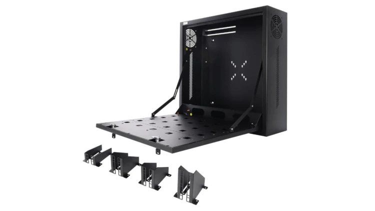 Obudowa metalowa AWO534 NVR/Monitor/RACK 10” czarna