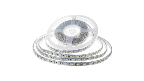 Taśma 300x LED 5050 10.8W/mb 3000K IP65 12V op=5m barwa WW biała ciepła V-TAC VT-5050 60-IP65