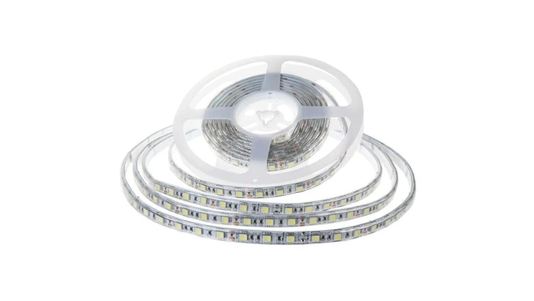 Taśma 300x LED 5050 10.8W/mb 3000K IP65 12V op=5m barwa WW biała ciepła V-TAC VT-5050 60-IP65