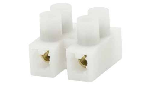 Listwa zaciskowa 2 torowa 2,5mm2 biała