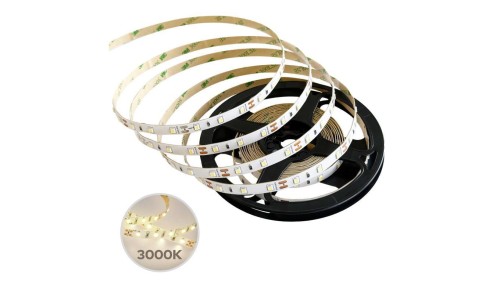 Taśma SEKRO LED PRO 4,8W 3000K WW barwa ciepła ściemnialna silikon IP56 12V DC krążek 5m EDO777248