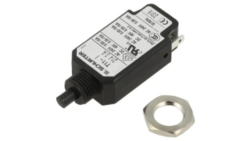 T11-214-3A Wyłącznik nadprądowy przykręcany Iznam: 3A Uznam: 240VAC 48VDC SPST