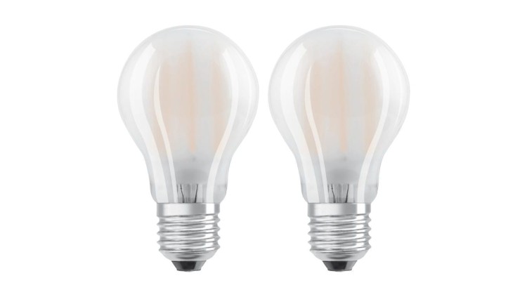 2Pak Żarówka LED E27 A60 7W = 60W 806lm 4000K Neutralna 300 Filament OSRAM STAR