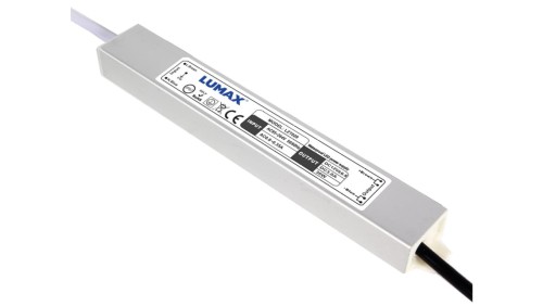 Zasilacz do oświetlenia LED wodoodporny IP67 36W, 12V, 3.00A, 202x31x20mm