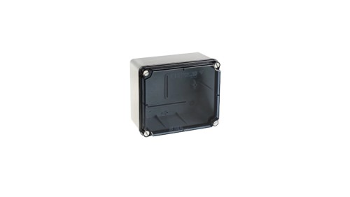 IP65-IP67 Puszka hermetyczna LIGHT 155x179x100 pokrywa transparentna, gładka