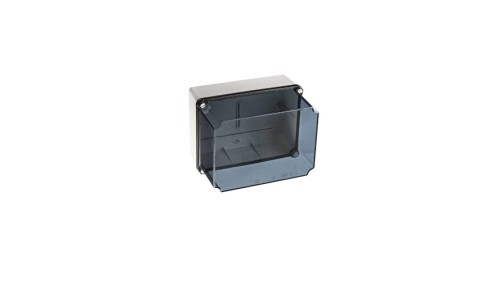IP65-IP67 Puszka hermetyczna wysoka LIGHT 185x246x180 pokrywa transparentna, gładka