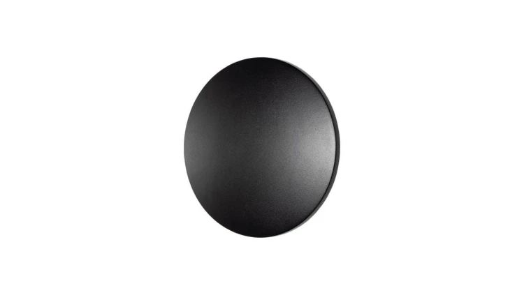 Okrągły kinkiet czarny zewnętrzny ARIA LED 9W Ø18cm IP54 na taras 11565 Nowodvorski
