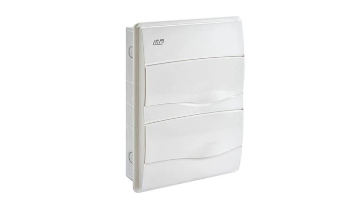IP40 Rozdzielnica modułowa 2x12 ORO podtynkowa (drzwi białe) PE+N