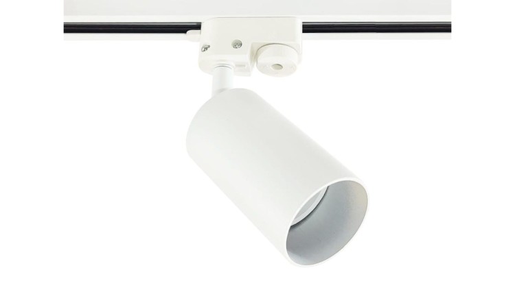 Lampa Szynowa na Żarówkę GU10 Maat Biała Jednofazowa