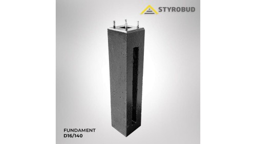 Fundament D16/140 (1400/260) 4xM20/160/TzN