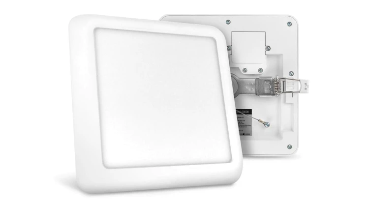 Plafon LED 2w1 Pherkad Square 8/12W 3000K-6000K IP44 Natynkowy Podtynkowy