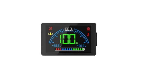 Monitor parametrów pracy akumulatora LiFePO4 LCD MPA100