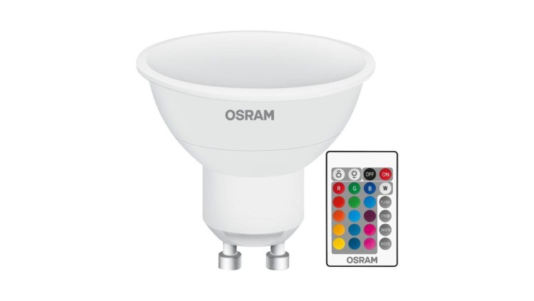 Żarówka LED GU10 4,5W = 25W 250lm RGBW 120 OSRAM Star Pilot