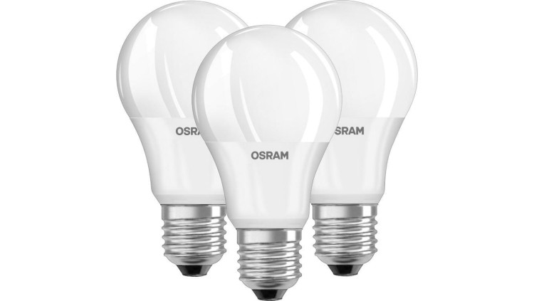 3PAK Żarówka LED E27 A60 10W = 75W 1055lm 4000K Neutralna 200 OSRAM VALUE