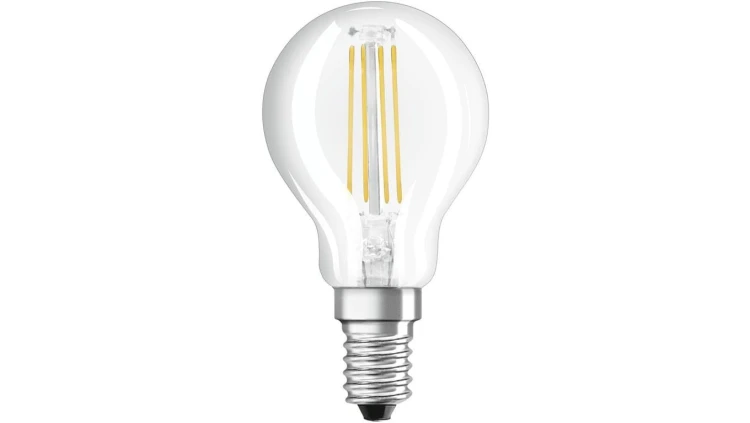 Żarówka LED E14 P45 CL 6,5W = 60W 806lm 2700K Ciepła 320 Filament Ściemnialna OSRAM SUPER STAR