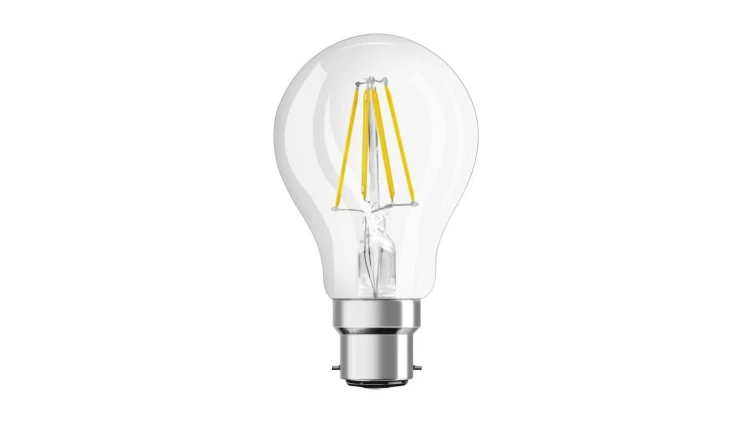 Żarówka LED A60 B22d 4W = 40W 470lm 2700K Ciepła FILAMENT Biała LEDVANCE
