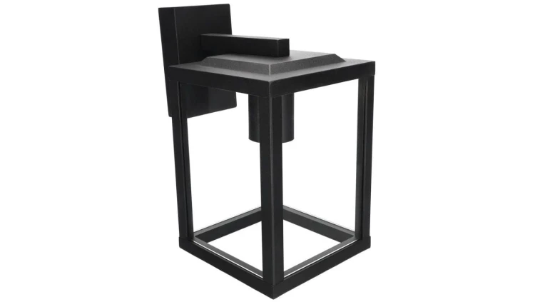 Ogrodowa oprawa elewacyjna kinkiet Gaja S Black E27 czarny IP44 EDO777370