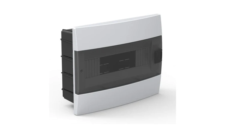 Rozdzielnica podtynkowa 12-modułowa 285x223x110mm biała dymna 600.000.121 HOROZ ELECTRIC