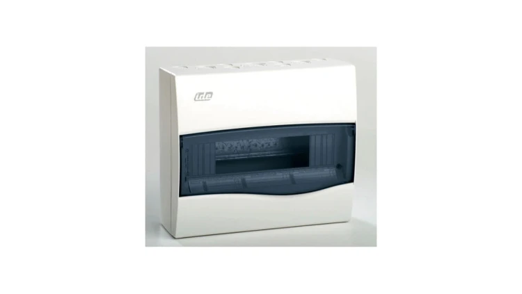 IP40 Rozdzielnica modułowa 1x12 COMBI natynkowa (drzwi transparentne) PE+N