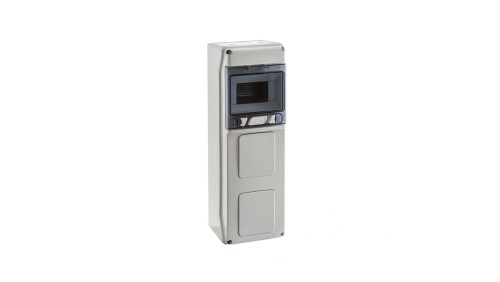 IP65 Rozdzielnica budowlana 1x6 STAR (1500V DC) z otworami na gniazda przemysłowe