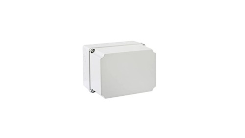 IP65-IP67 Puszka hermetyczna wysoka LIGHT 185x246x180 pokrywa pełna, z osłabieniami (4xM25, 6xM40)