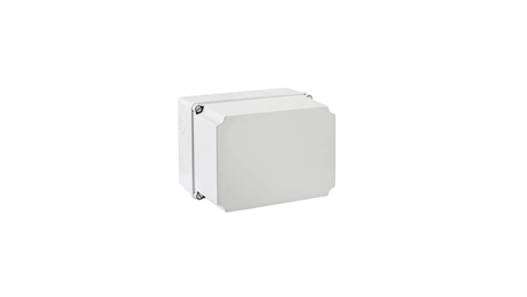 IP65-IP67 Puszka hermetyczna wysoka LIGHT 185x246x180 pokrywa pełna, z osłabieniami (4xM25, 6xM40)