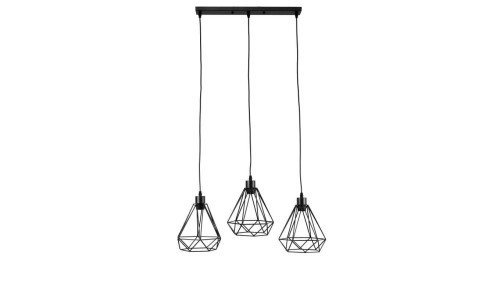 Lampa wisząca ALAMBRA SORO 3xE27 czarna EDO777195