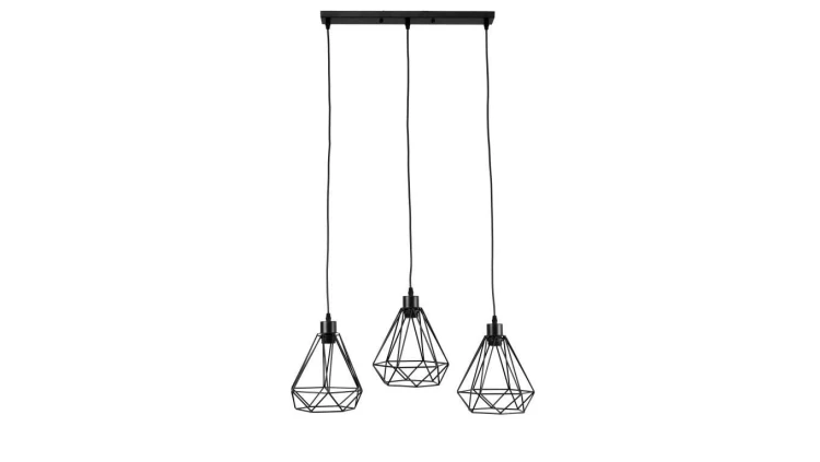 Lampa wisząca ALAMBRA SORO 3xE27 czarna EDO777195