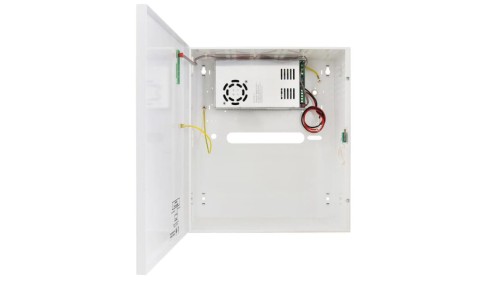 Zasilacz buforowy impulsowy w obudowie metalowej 330x380x173mm HPSB 13,8V/15A/40Ah
