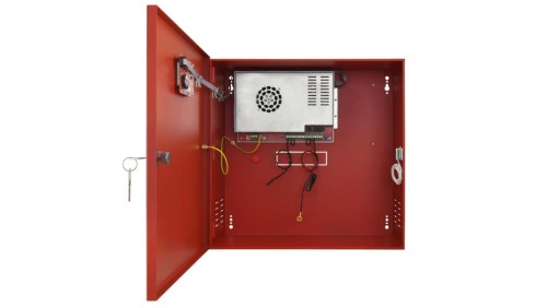Zasilacz do systemów przeciwpożarowych PPOŻ 420x407x178mm EN54C-10A17LCD 27,6V/10A/2x40Ah/LCD