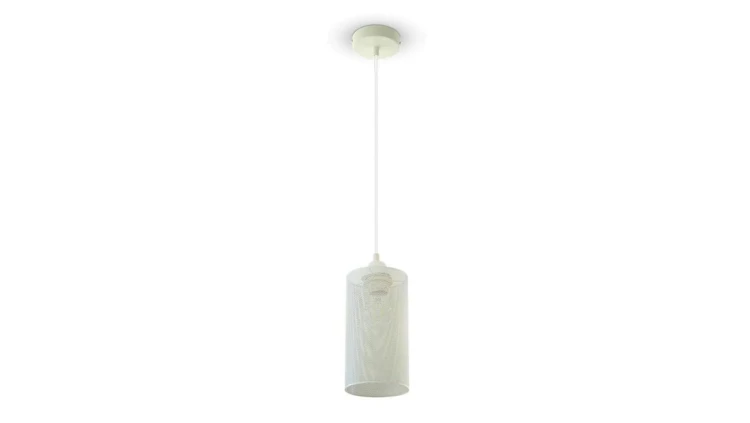 Lampa dekoracyjna wisząca klosz biały mat fi:130mm dł:1300mm E27 max 60W IP20 V-TAC VT-7132-MW