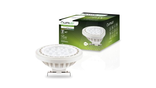 Żarówka LED G53 AR111 10W = 75W 1055lm 4000K Neutralna 38 12V AC/DC LUMILED