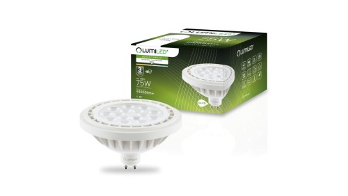 Żarówka LED ES111 GU10 10W = 75W 1055lm 4000K Neutralna 38 LUMILED