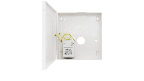 Obudowa metalowa z transformatorem 16/18VAC 2,2/2A z miejscem na akumulator 7Ah 280x295x84mm AWO171 DSC BOX