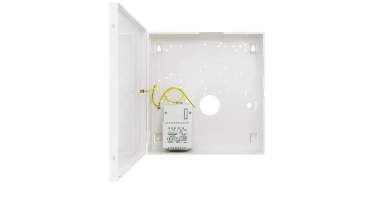 Obudowa metalowa z transformatorem 16/18VAC 2,2/2A z miejscem na akumulator 7Ah 280x295x84mm AWO171 DSC BOX