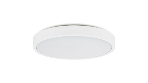 Plafon okrągły natynkowy LED 18W 1800lm 3000K IP44 biały barwa WW biała ciepła V-TAC VT-8618W-RD
