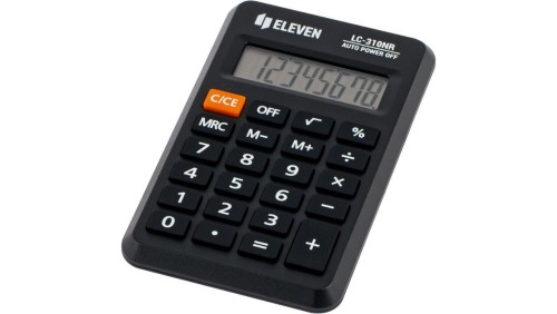 ELEVEN kalkulator kieszonkowy LC310NR czarny