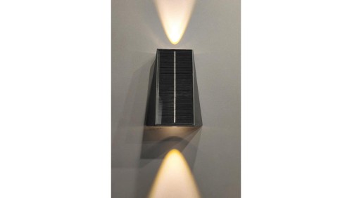 Oprawa elewacyjna solar arch 2 x 1.5W 70lm 3.7Vx1500mAh 840 IP54 4000K
