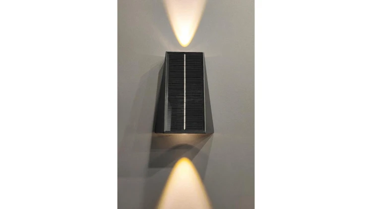 Oprawa elewacyjna solar arch 2 x 1.5W 70lm 3.7Vx1500mAh 840 IP54 4000K