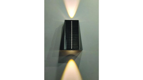 Oprawa elewacyjna solar arch 2 x 2W 70lm 3.7Vx1500mAh 840 IP54 4000K