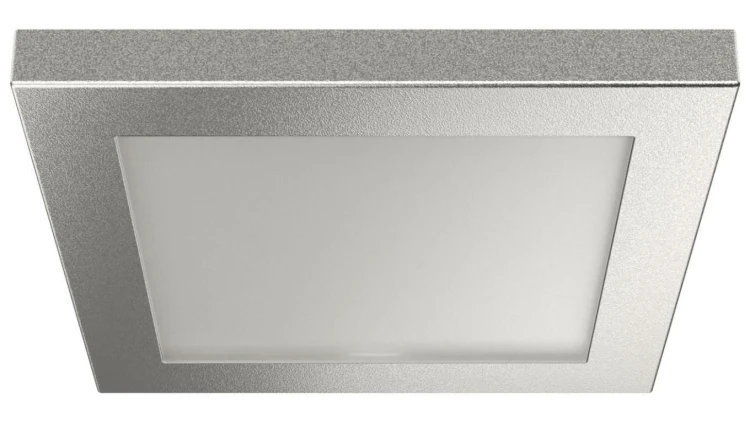 Oprawa punktowa, srebrna, Häfele Lighting LED 2051, 12V (monochromatyczna), 4000K, 83374242