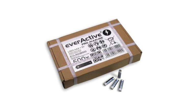 bateria alkaliczna everActive Pro Alkaline LR03 AAA (karton zbiorczy / bulk) - 500 sztuk
