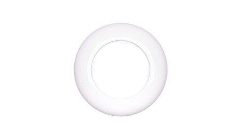 Ramka pojedyncza do serii Retro, plastikowa biała