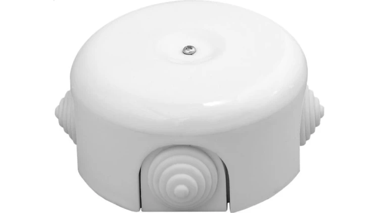 Puszka instalacyjna natynkowa Retro ceramic, biała