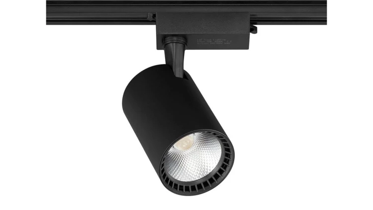 Lampa Szynowa LED 20W 6000K ECO Czarna Jednofazowa